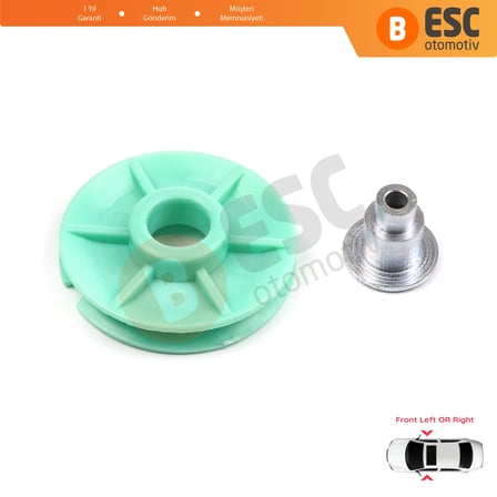 Renault Trafic Vivaro MK2 Fiat Ducato Boxer Jumper Relay MK2 MK3 İçin Ön Cam Kriko Köşe Makarası