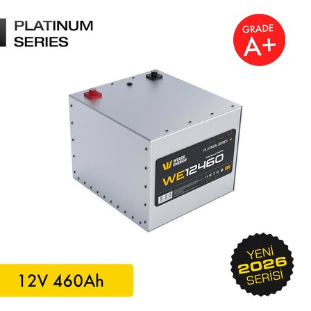 12V 460Ah LiFePO4 Platinum Series Bluetooth'lu Lityum Demir Fosfat Akü/Batarya