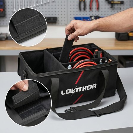 Lokithor LABAG001 AW401 Serisi Akü Takviye Cihazı İçin Bez Taşıma Çantası 