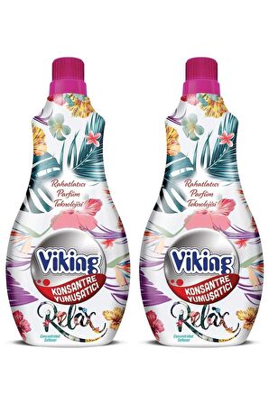 Viking Relax Konsantre 60 Yıkama Yumuşatıcı 1.44 lt 2'li