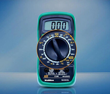 WellHise MAS830L Dijital Multimetre Ölçü Aleti
