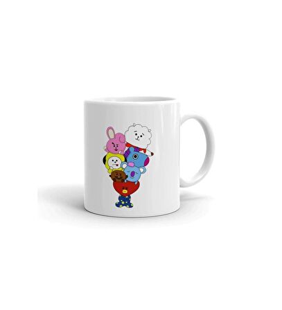 Kişiye Özel Bt21 Kupa Bardak