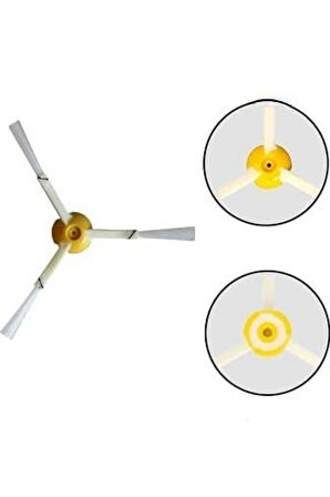 I-Robot Roomba Roomba 600  675 677 692 671 694 693 691 614 615 635 676 uyumlu yedek fırça seti