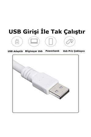 Sesli Komut Özellikli Usb Led Aydınlatma Lambası