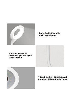 Sesli Komut Özellikli Usb Led Aydınlatma Lambası
