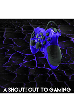 Pc Uyumlu Usb Dual Shock Titreşimli Joystick Oyun Kolu-cfl-2586