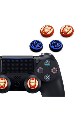 Sony Playstation 4 Analog Koruyucu Silikon Pad-black Panter