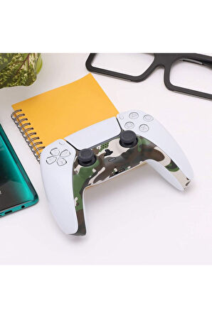 Ps5 Dualsense Oyun Kolu Kamuflaj Dekoratif Plastik Kaplama
