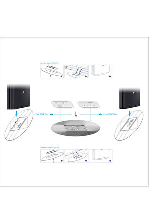 Dobe Tp4-825 Ps4 Konsol Pro Ve Slim Dikey Stand