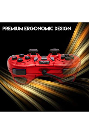 Pc Uyumlu Usb Dual Shock Titreşimli Joystick Oyun Kolu-cfl-2586