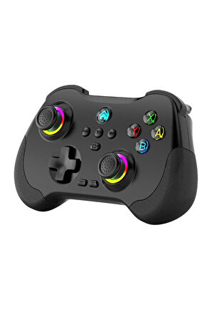 Z01 PC/PS4/PS3/IOS/Switch/Android Telefon TV Tablet Titreşimli RGB Bluetooth Joystick Gamepad