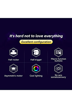 Z01 PC/PS4/PS3/IOS/Switch/Android Telefon TV Tablet Titreşimli RGB Bluetooth Joystick Gamepad