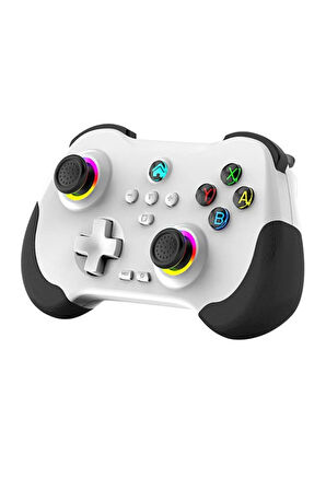 Z01 PC/PS4/PS3/IOS/Switch/Android Telefon TV Tablet Titreşimli RGB Bluetooth Joystick Gamepad
