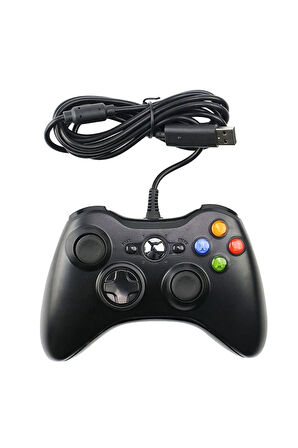 Xbox 360 Uyumlu Titreşimli Kablolu Analog Oyun Kolu