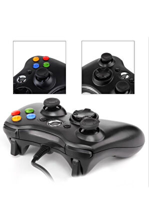 Xbox 360 Uyumlu Titreşimli Kablolu Analog Oyun Kolu