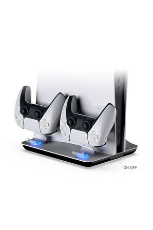 Playstation 5 Multifunctional Konsol Soğutma Standı Ve Oyun Kolu Şarj Istasyonu-tp5-05102