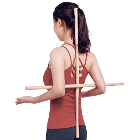 Yoga Stick Pilates Fitness Spor Aleti Vücut Esneme Gerdirme Kardiyo Egzersiz