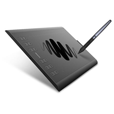 Huion InspiroyH1060P 8192 Kademe Basınç Hassasiyetli, 5080LPI Çözünürlük,Pilsiz Kalemli, Android Uyumlu Grafik Tablet (HUH1060P)