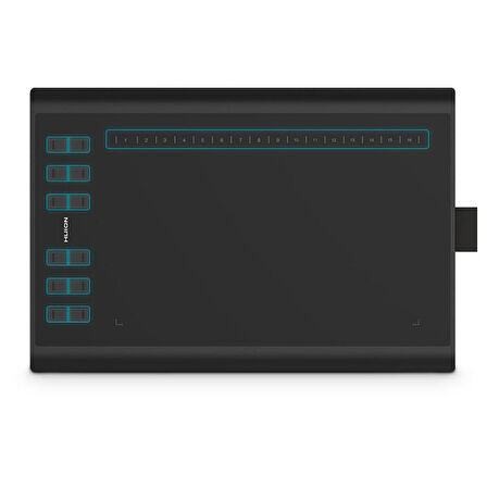 Huion InspiroyH1060P 8192 Kademe Basınç Hassasiyetli, 5080LPI Çözünürlük,Pilsiz Kalemli, Android Uyumlu Grafik Tablet (HUH1060P)