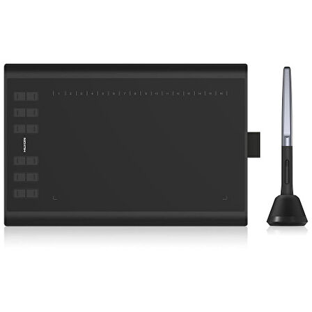 Huion InspiroyH1060P 8192 Kademe Basınç Hassasiyetli, 5080LPI Çözünürlük,Pilsiz Kalemli, Android Uyumlu Grafik Tablet (HUH1060P)