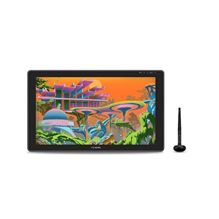 Huion Kamvas 24 IPS Panel QHD 23.8 LCD Grafik Tablet 8192 Kademe Basınç Hassasiyetli, 5080LPI Çözünürlük 2560 x 1440  (HUGS2401)