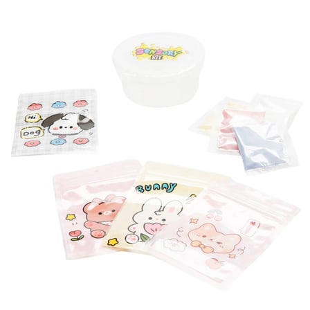 4in1 DIY Squishy Yapım Seti - Kendin Yap Eğlenceli Sünger Figür ve Hobi Oyuncak Seti