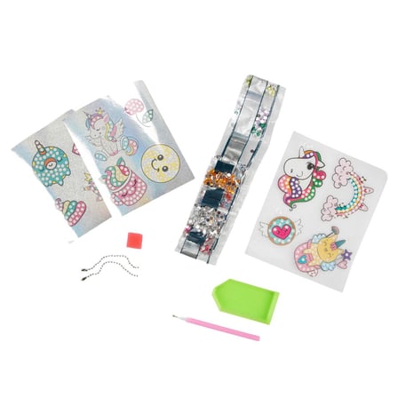Crystal Painting Stickers Unicorn Kristal Boyama Seti - El Beceri Hobi ve Etkinlik Yapıştırma Seti