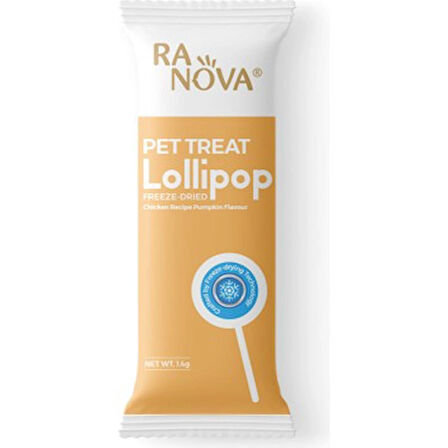  Kedi Lolipop Bal Kabak Aromalı Dondurularak Kurutulmuş Kedi Ödülü Lolipopu 1 Adet