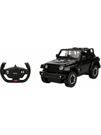 Sunman 1/14 Kumandalı Jeep Wrangler Rubicon Açılır Kapı 79400 SİYAH