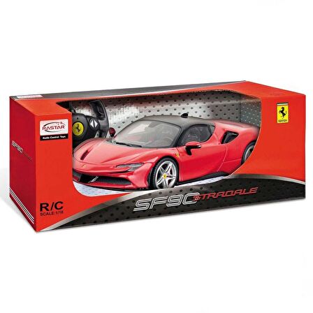 1:14 Ferrari SF90 Stradale Işıklı Uzaktan Kumandalı Araba 34 cm