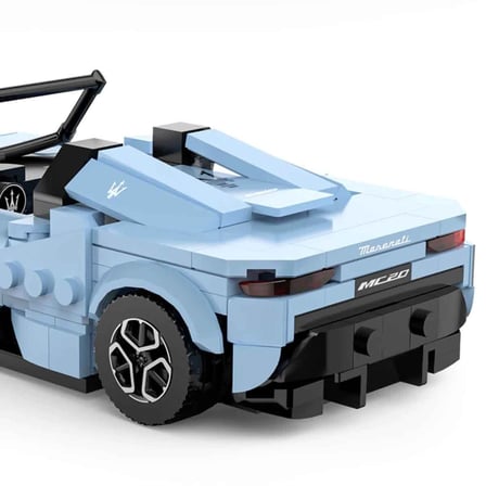 Maserati MC20 Cielo Model Araba Yapım Seti - 370 Parça 1:30 Ölçek Eğitici Blok Seti