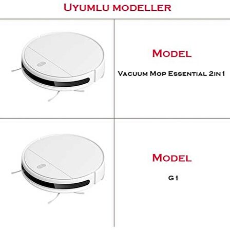 Xiaomi Mi Vacuum Mop 2in1 Essential Uyumlu 4 Parça Set