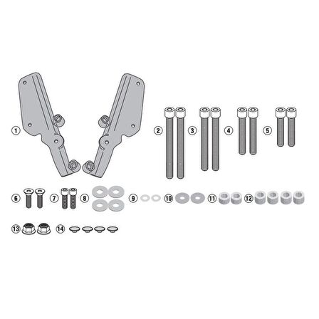 Shad KTM 790 ADVENTURE/R (2019/21) Arka Çanta Taşıyıcı