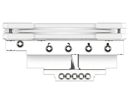 ID-COOLING IS-55 ARGB White Low Profile 55mm 4Pin PWM İşlemci Soğutucusu