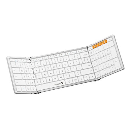 ProtoArc XK01 Beyaz Katlanabilir Bluetooth Klavye (CP012684)