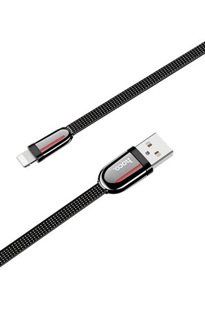 Hoco. U74 USB to Lightning Şarj Data Kablosu - Siyah