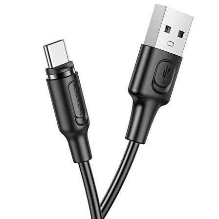 Type C  Manyetik Mıknatıs Uçlu iPhone 15 Serisi Uyumlu 1 Metre Şarj Kablosu Siyah Renk USB&TYPE c 3A Şarj Kablo BX41