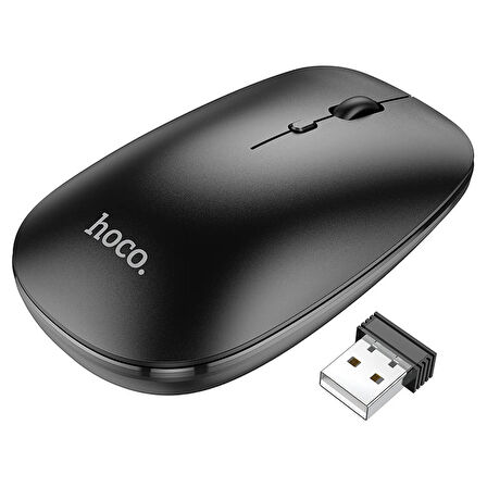 GM15 Art, Çift Modlu Kablosuz Mouse, 2.4G / BT v3.0 + v5.0 Bağlantı, 800 / 1200 / 1600 DPI, 4D Düğme