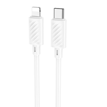 HOCO X88 20W Type-C to iPhone Lightning Hızlı Data ve Şarj Kablosu (Beyaz)