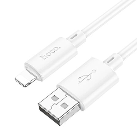 Hoco X88 USB to Lightning Şarj Data Kablosu 1M - Beyaz