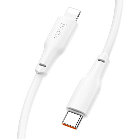 HOCO X93 Force 20W Type-C to iPhone Lightning-C Ultra Hızlı Şarj ve Data Kablosu (Beyaz)
