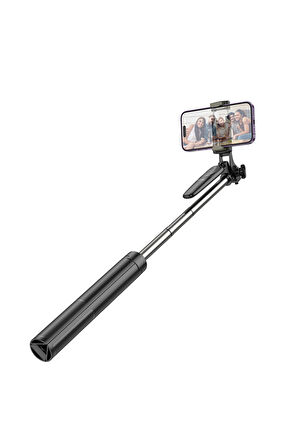 Hoco K19 157 Cm Broadcast Holder Uzaktan Kumandalı Tripod ve Selfie Çubuğu