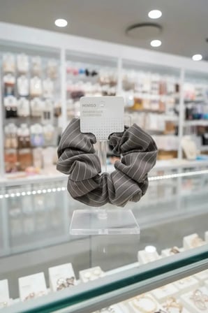Miniso Lisanslı Fashion Serisi Çizgili Saç Lastiği 14 Cm