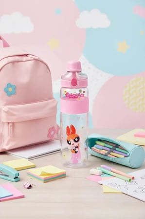 Powerpuff Girls Lisanslı Plastik Şişe 1100ML - Pembe