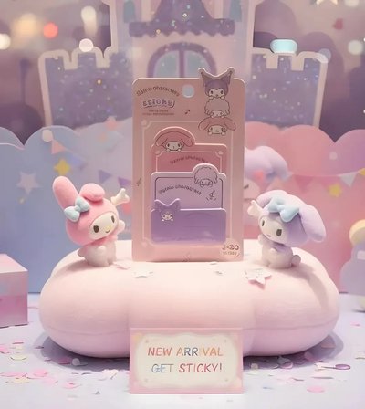 Sanrio Lisanslı Karakterler Sert Kapak Not Kağıdı Seti – 60 Yaprak