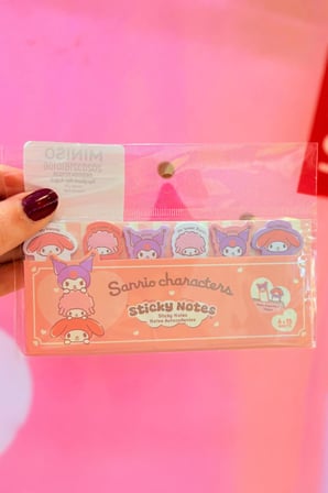 Sanrio Lisanslı My Melody & Kuromi Yapışkanlı Not Kağıdı Seti