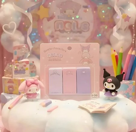 Sanrio Lisanslı My Melody & Kuromi Not Kağıdı Seti – 90 Yaprak