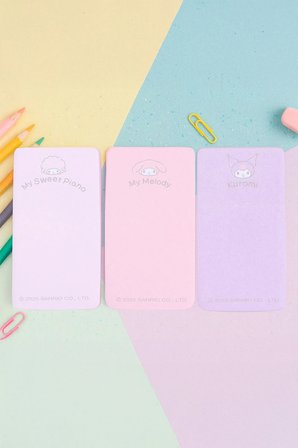 Sanrio Lisanslı My Melody & Kuromi Not Kağıdı Seti – 90 Yaprak