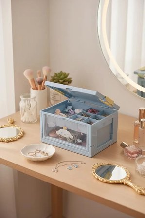 Sanrio Lisanslı Cinnamoroll Mini Bavul Saklama Kutusu – Dekoratif Düzenleyici 12 Cm