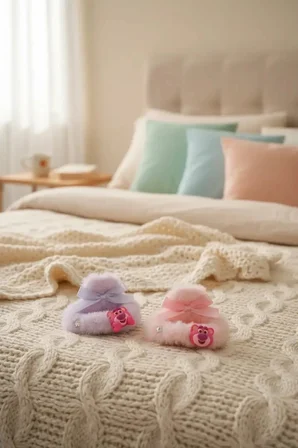 Disney Lisanslı Lotso Peluş Saç Tokası 11 Cm – Fluffy Festival Serisi Yumuşacık Tasarım